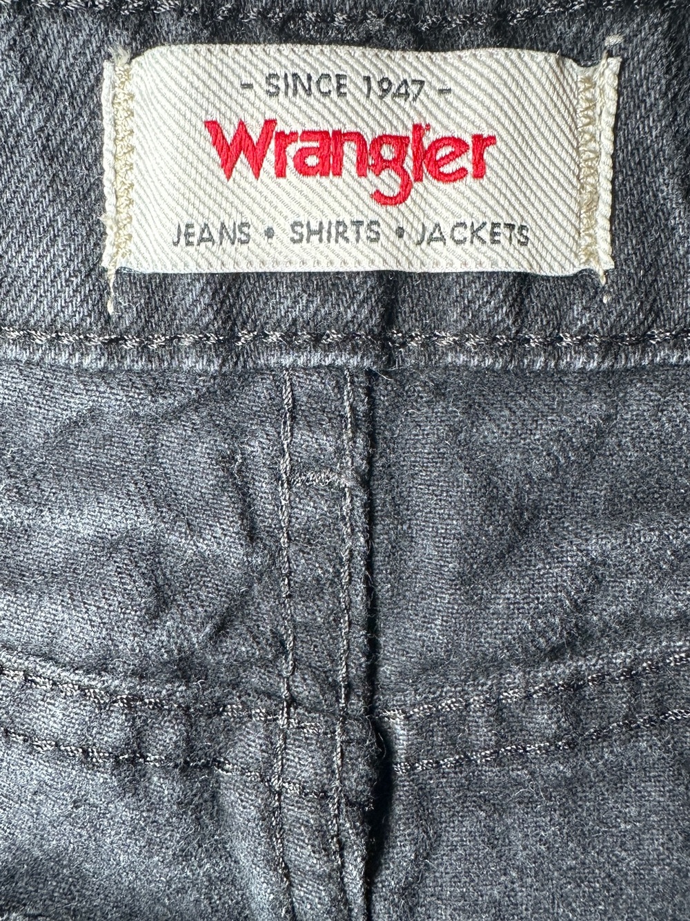 Wrangler Dark Charcoal Gray Women's Jean Shorts
